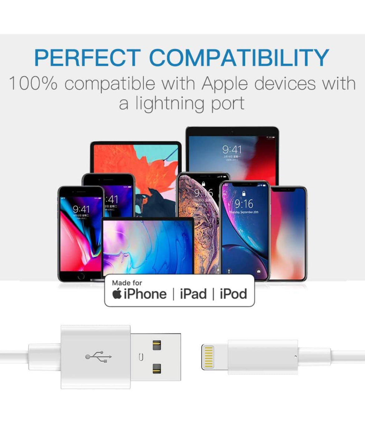 Pbuddy Lightning Cable MFi Certified iPhone Charger Cable, 3Pack 1M 2M 3M Long Lightning to USB A Cable iPhone Cord Compatible with iPhone 14 Plus 13 12 11 Mini Pro Max Pro Xs X 8 Plus 7Plus iPad Pbuddy Lightning Cable MFi Certified iPhone Charger Cable, 3Pack 1M 2M 3M Long Lightning to USB A Cable iPhone Cord Compatible with iPhone 14 Plus 13 12 11 Mini Pro Max Pro Xs X 8 Plus 7Plus iPad